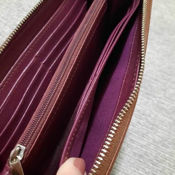 Fossil wallet. Brown - Picture 6 of 7